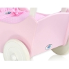 Landau de Poupée en Bois Rose Blanc