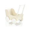 Landau en Bois pour Poupée Crème Blanc