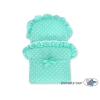 Landau en Osier Bébé Jouet Menthe