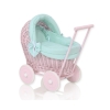 Landau en Osier Bébé Jouet Menthe Rose