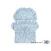 Landau pour Poupée en Rotin avec Textile Crème Bleu Fleurs