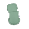 Landau Poussette de Poupée en Osier Gris Blanc Vert