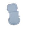 Landau Poussette de Poupée en Osier Gris Bleu Pastel