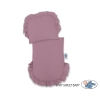 Landau Poussette de Poupée en Osier Gris Violet Pastel