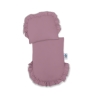 Landau Poussette de Poupée en Osier Gris Violet Pastel