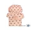 Landau Poussettes Poupée en Rotin Naturel Petits Nœuds