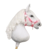 Le Licol Réglable pour Hobby Horse Cheval Rose