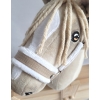 Licol avec Fourrure Blanche pour Cheval Bâton A3 Beige