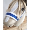 Licol avec Fourrure Blanche pour Cheval Bâton A3 Bleu