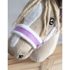Licol avec Fourrure Blanche pour Cheval Bâton A3 Lila