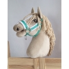Licol avec Fourrure Blanche pour Cheval Bâton A3 Menthe