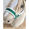 Licol avec Fourrure Blanche pour Cheval Bâton A3 Vert