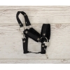 Licol avec Fourrure Noire pour Cheval  Bâton  A3 Noir