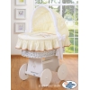 Linge de Berceau en Osier 2 pcs