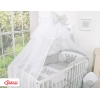 Linge de Lit Bébé Parure 11 pcs avec Moustiquaire Gris Prince / Princess