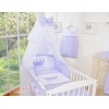 Linge de Lit Bébé Parure 11 pcs avec Moustiquaire Lila Prince / Princess