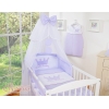 Linge de Lit Bébé Parure 11 pcs avec Moustiquaire Lila Prince / Princess