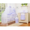 Linge de Lit Bébé Parure 11 pcs avec Moustiquaire Lila Prince / Princess