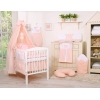 Linge de Lit Bébé Parure 11 pcs  Ciel Rose Poudré Prince / Princess