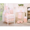 Linge de Lit Bébé Parure 11 pcs  Ciel Rose Poudré Prince / Princess