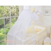 Linge de Lit Bébé Parure 11 pcs Moustiquaire Crème Little Prince / Princess