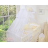 Linge de Lit Bébé Parure 11 pcs Moustiquaire Crème Little Prince / Princess