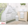 Linge de Lit Bébé Parure 11 pcs Moustiquaire Gris Prince / Princess
