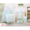 Linge de Lit Bébé Parure 11 pcs Moustiquaire Menthe Prince / Princess