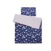 Linge de Lit Enfant 2 pcs 100x135 MINI Bleu Foncé Cygnes