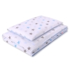Linge de Lit Enfant 2 pcs 100x135 MINI Gris Bleu étoiles