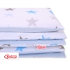 Linge de Lit Enfant 2 pcs 100x135 MINI Gris Bleu étoiles