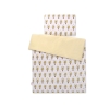 Linge de Lit Enfant 2 pcs 100x135 MINI Jaune Zèbre