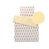 Linge de Lit Enfant 2 pcs 100x135 MINI Jaune Zèbre