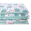 Linge de Lit Enfant 2 pcs 100x135 MINI Menthe Hérissons