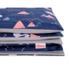 Linge de Lit Enfant 2 pcs 140x200 cm JUNIOR Bleu Foncé Cygnes
