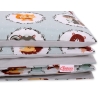 Linge de Lit Enfant 2 pcs 140x200 cm JUNIOR Menthe Animaux