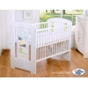 Lit Bébé à Barreaux 120x60 cm Blanc Luca