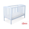Lit Bébé à Barreaux 120x60 cm Bleu étoiles