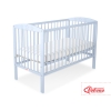 Lit Bébé à Barreaux 120x60 cm Bleu étoiles