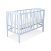 Lit Bébé à Barreaux 120x60 cm Bleu étoiles