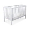 Lit Bébé à Barreaux 120x60 cm Gris