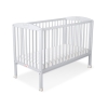 Lit Bébé à Barreaux 120x60 cm Gris