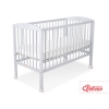 Lit Bébé à Barreaux 120x60 cm Gris