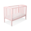 Lit Bébé à Barreaux 120x60 cm Rose Poudré