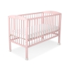 Lit Bébé à Barreaux 120x60 cm Rose Poudré
