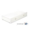 Lit Bébé a Barreaux 60x120 cm avec Tiroir Lorenzo Maxi Crème Blanc