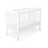 Lit Bebe a Barreaux 60x120 cm Blanc Cœurs