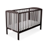 Lit Bebe a Barreaux 60x120 cm Brun Cœurs