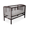 Lit Bebe a Barreaux 60x120 cm Brun Cœurs