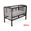Lit Bebe a Barreaux 60x120 cm Brun Cœurs